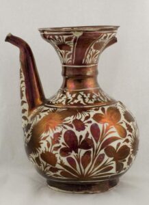 ابریق سرامیک - دوره صفوی - مجموعه ژول ریچارد که در سال 1889 به گادمن فروخته شد.موزه بریتانیا - انگلستان